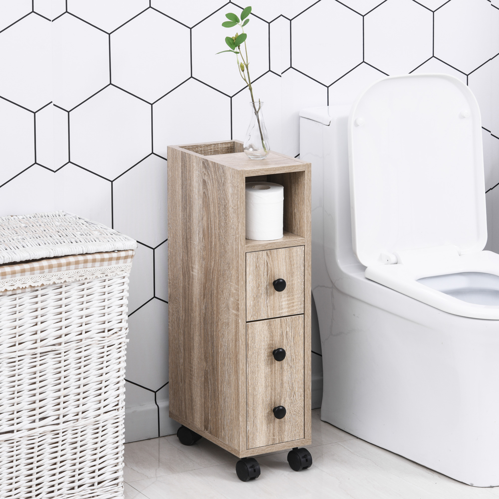 kleankin Toilettenpapierhalter - Toilettenpapierhalter - Toilettenpapierauf günstig online kaufen