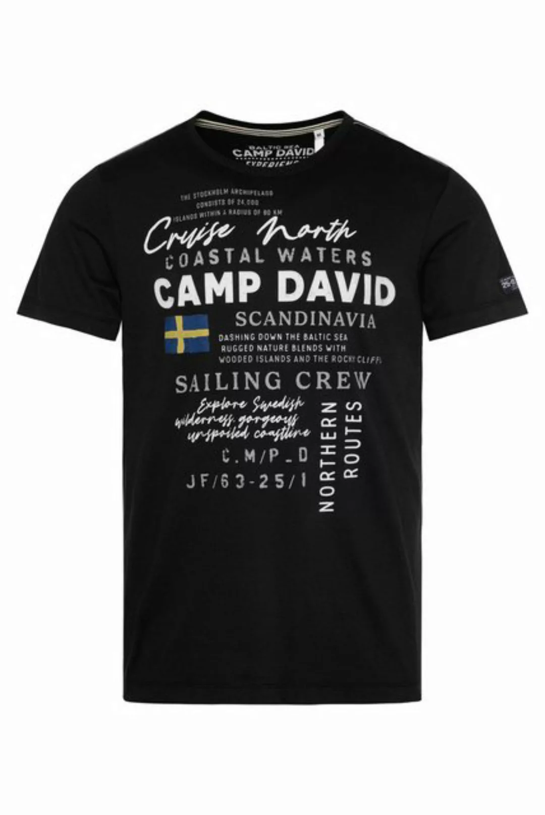 CAMP DAVID Print-Shirt mit maritimen Prints günstig online kaufen