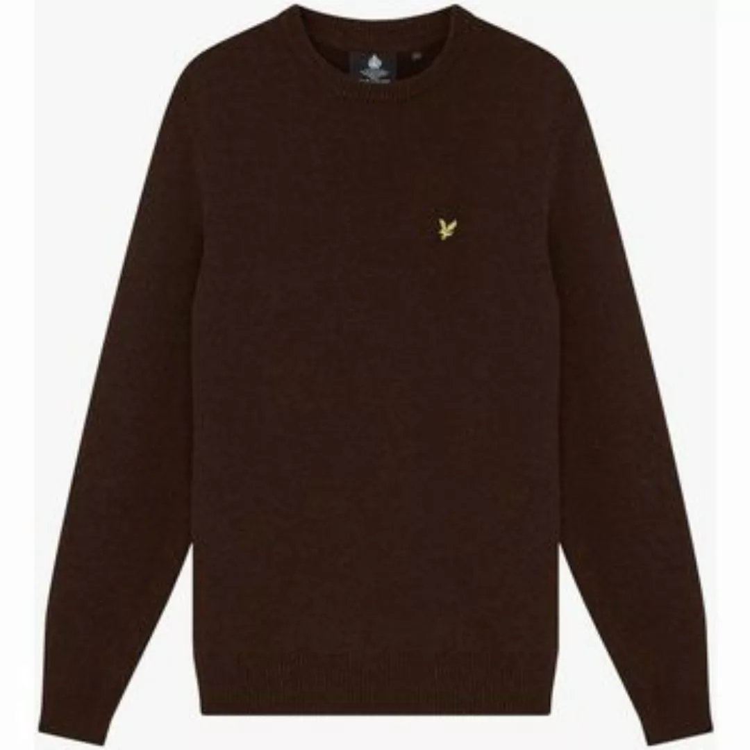 Lyle & Scott  Pullover KN921VF CREW NECK LAMBSWOOL-W82 SEDIMENT MARL günstig online kaufen