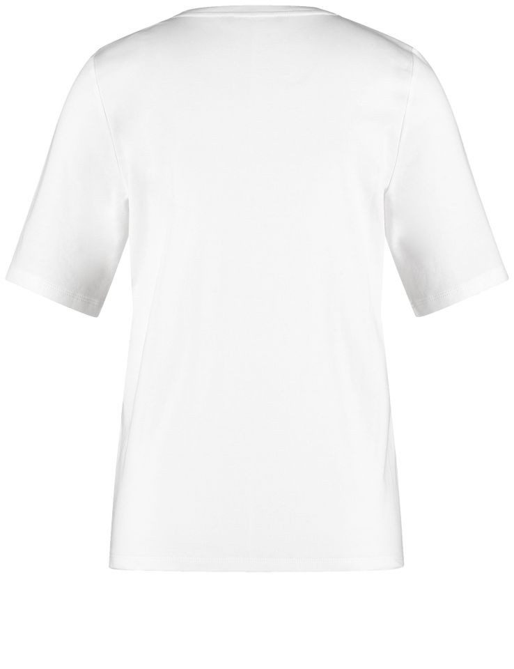 Taifun T-Shirt – Kurzarmshirt mit Schmuckkette günstig online kaufen
