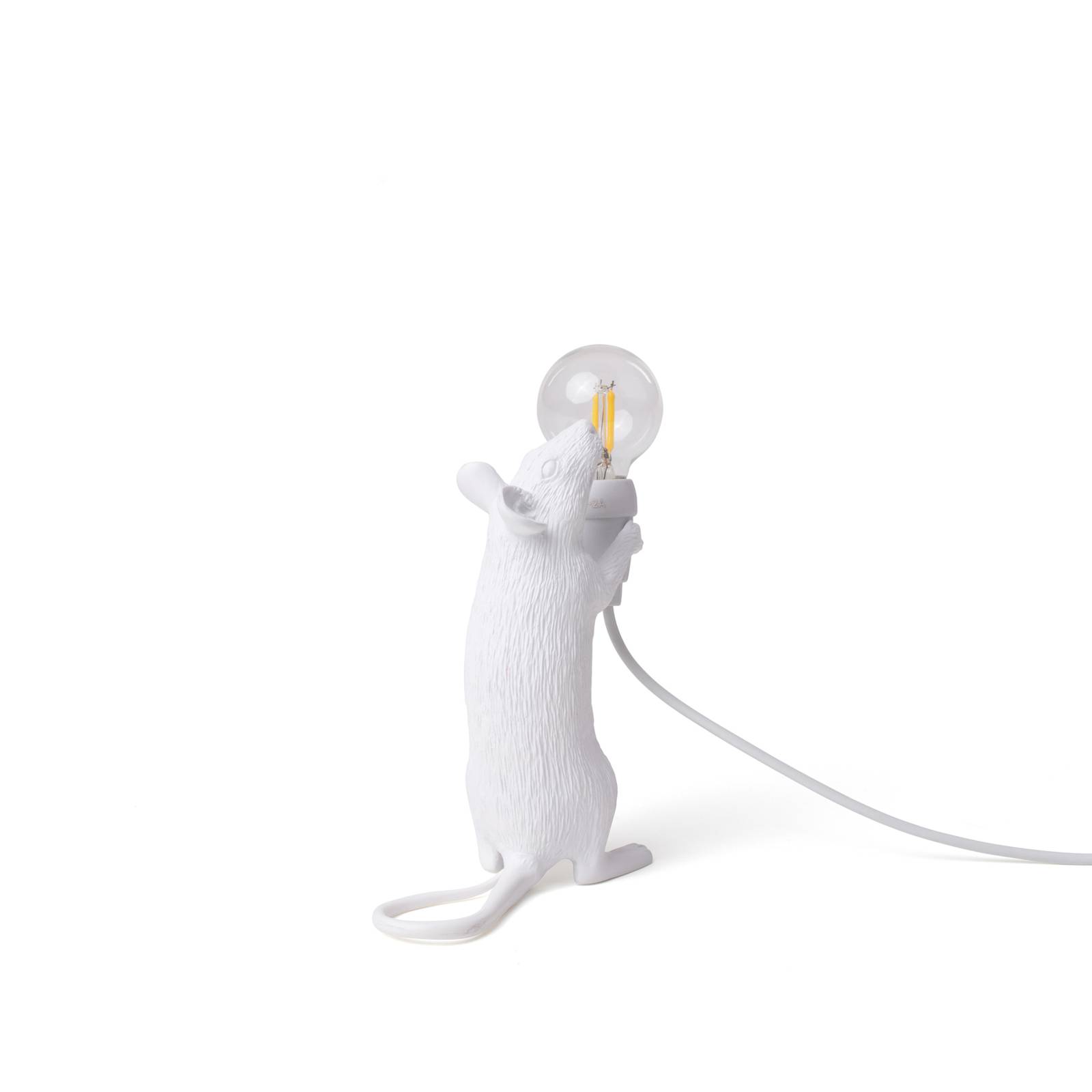 SELETTI Mouse Lamp LED-Dekolampe USB stehend weiß günstig online kaufen