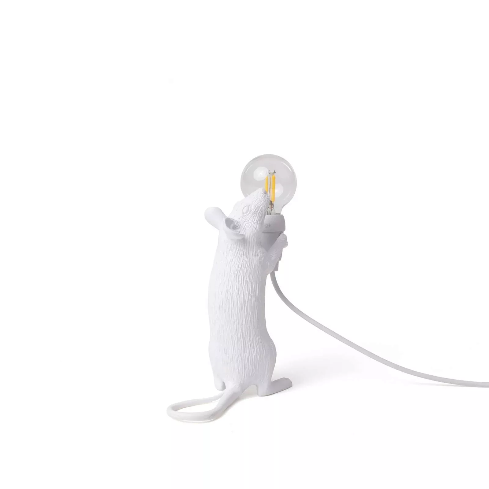 SELETTI Mouse Lamp LED-Dekolampe USB stehend weiß günstig online kaufen