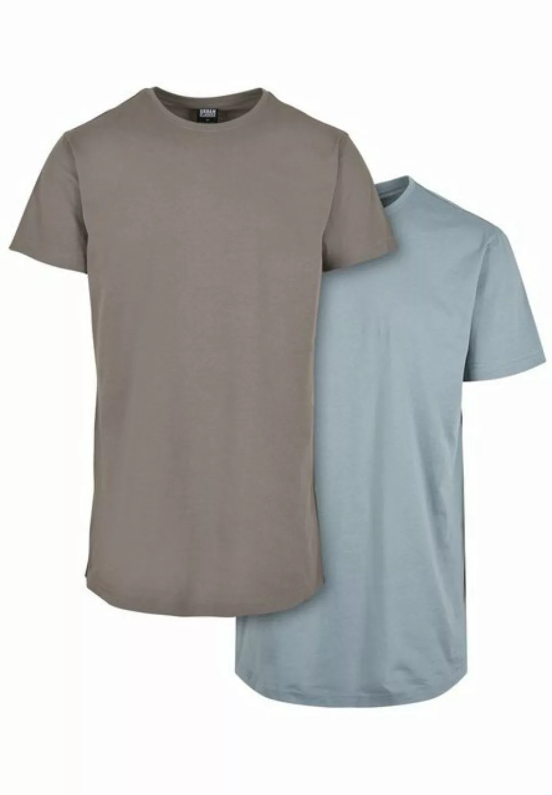 URBAN CLASSICS T-Shirt Herren Pre-Pack Shaped Long Tee 2-Pack (1-tlg) günstig online kaufen
