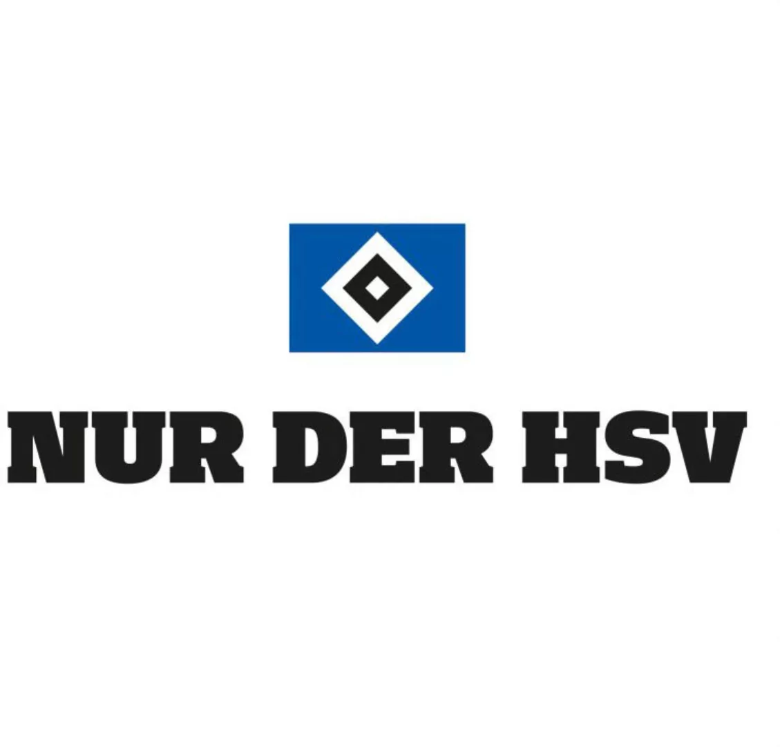 Wall-Art Wandtattoo »Hamburger SV Nur der HSV«, (1 St.), selbstklebend, ent günstig online kaufen