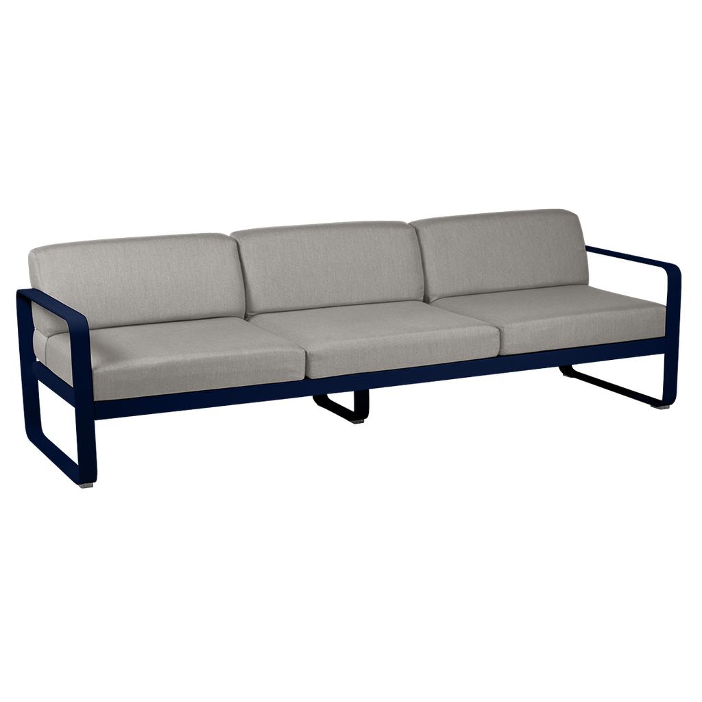 Bellevie 3-Sitzer Lounge-Sofa 92 Abyssblau B8 Taupegrau günstig online kaufen