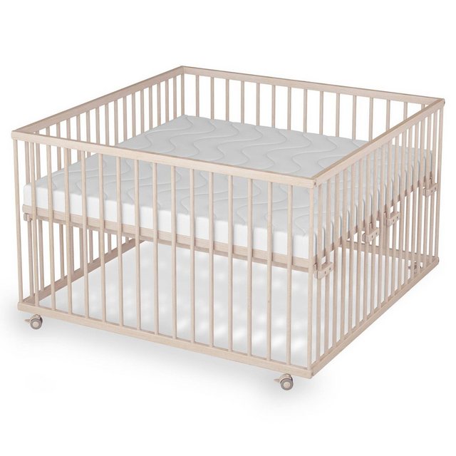 Sämann Babybett Babybett 120x120 cm Lattenrost Matratze SleepPlus Zwillings günstig online kaufen