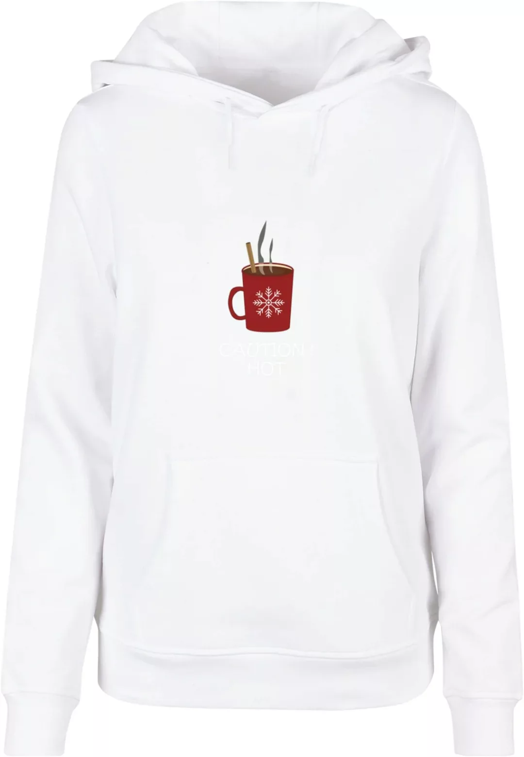 Merchcode Kapuzenpullover "Merchcode Damen Ladies Caution Hot Basic Hoody" günstig online kaufen