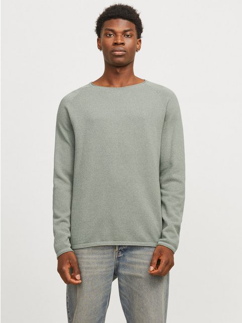 Jack & Jones Rundhalspullover JJEHILL KNIT CREW NECK NOOS aus Strukturstric günstig online kaufen