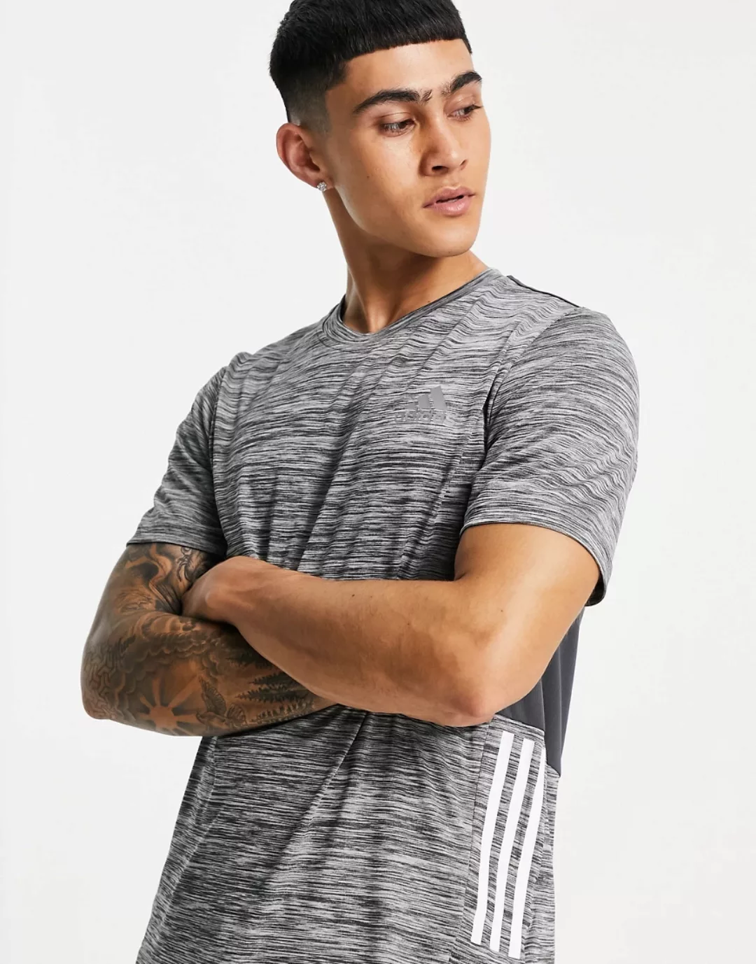 Adidas Training Kurzarm T-shirt S Dgh Solid Grey günstig online kaufen