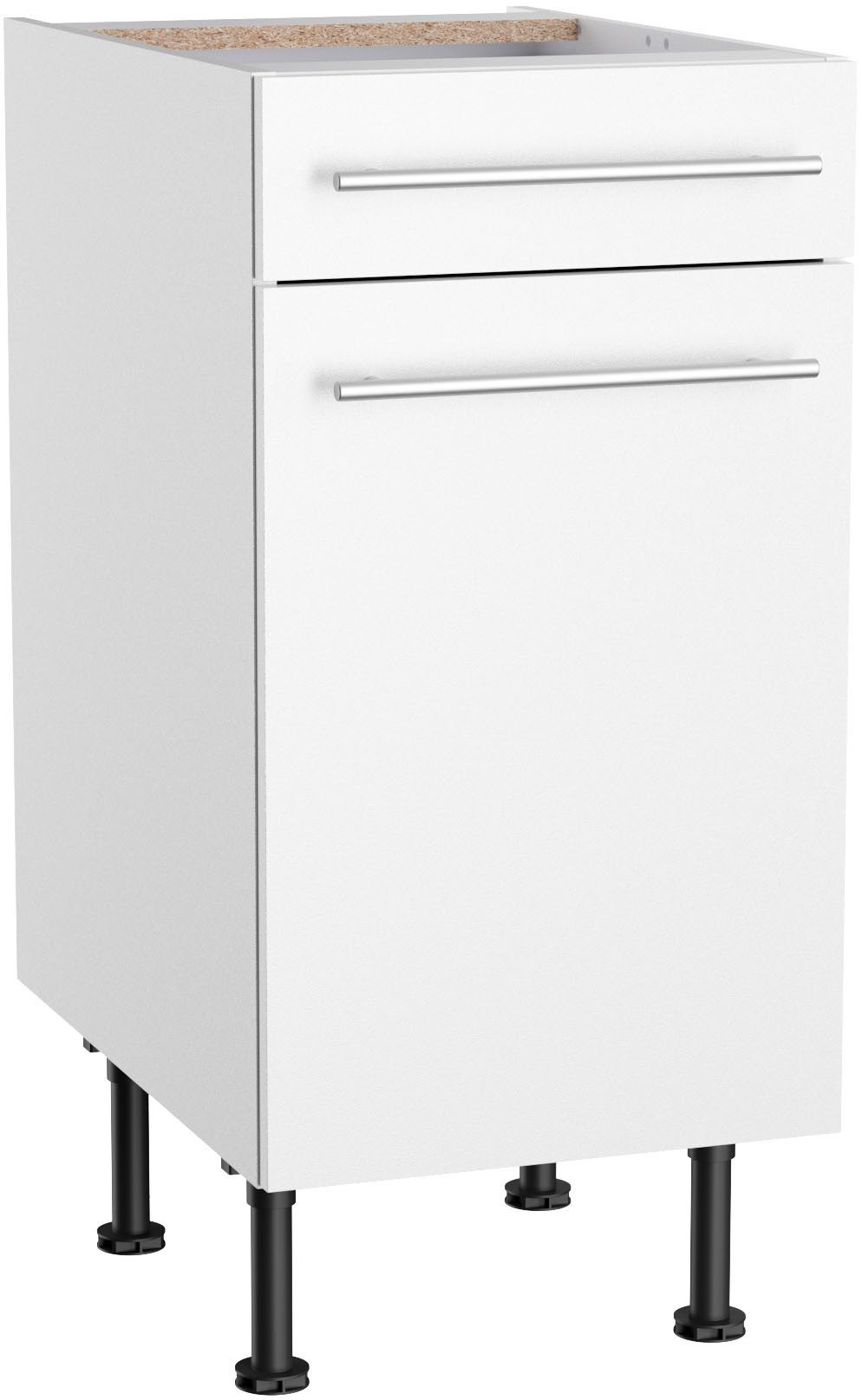 KOCHSTATION Unterschrank "KS-Bern2", Breite 40 cm, 1 Tür, 1 Schubkasten, 1 günstig online kaufen