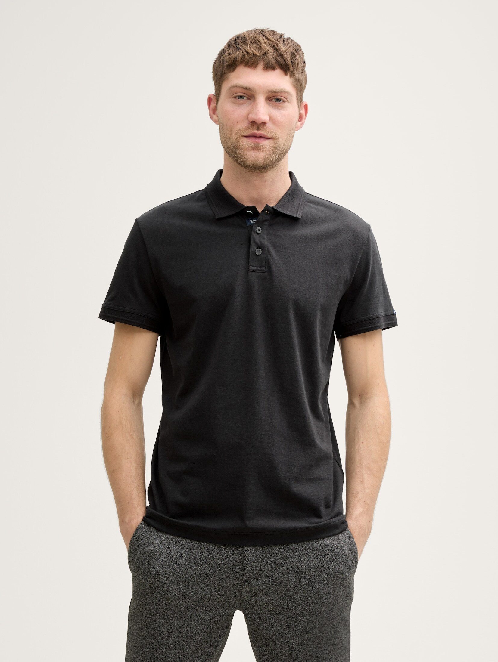 TOM TAILOR Poloshirt Basic Jersey Poloshirt günstig online kaufen