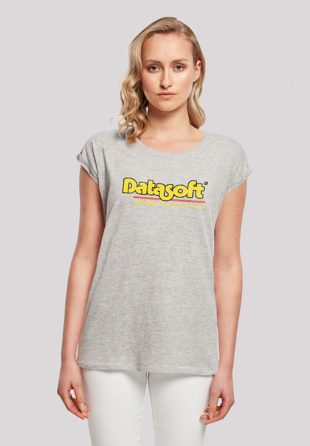 F4NT4STIC T-Shirt "Retro Gaming Datasoft Logo gelb", Print günstig online kaufen