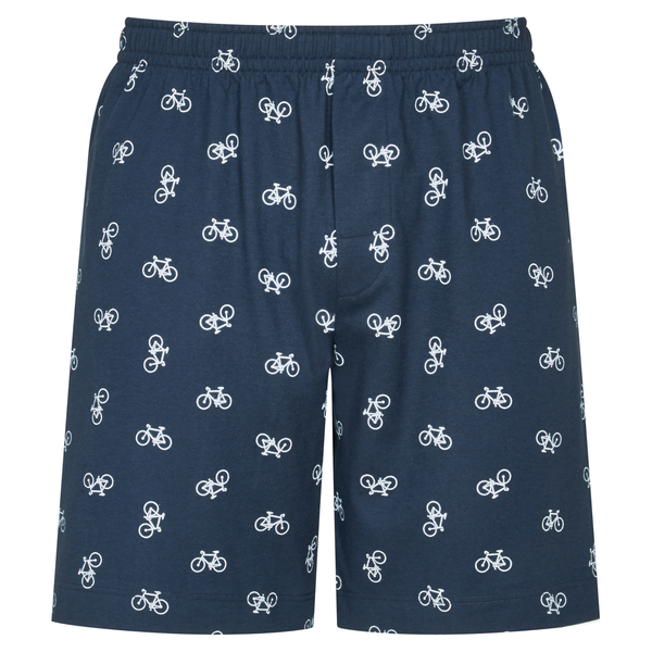 Herren Short / Schlafshort Mit Fahrrad Bike Print günstig online kaufen