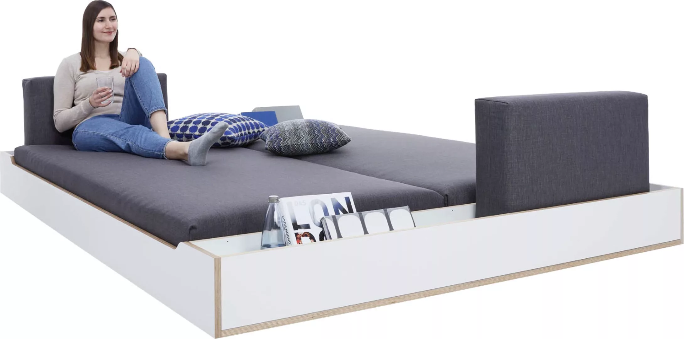 Müller SMALL LIVING Futonbett "MAUDE Bett", Überlänge 210 cm günstig online kaufen