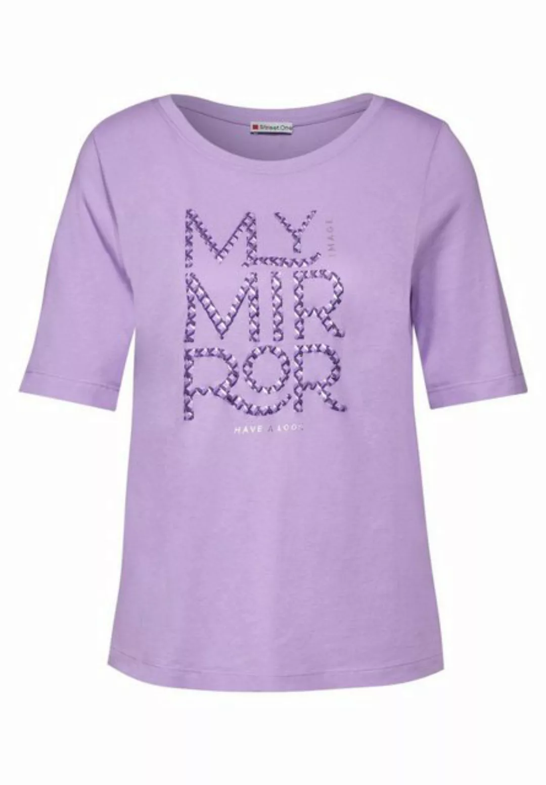 STREET ONE T-Shirt MIRROR wording print shirt günstig online kaufen