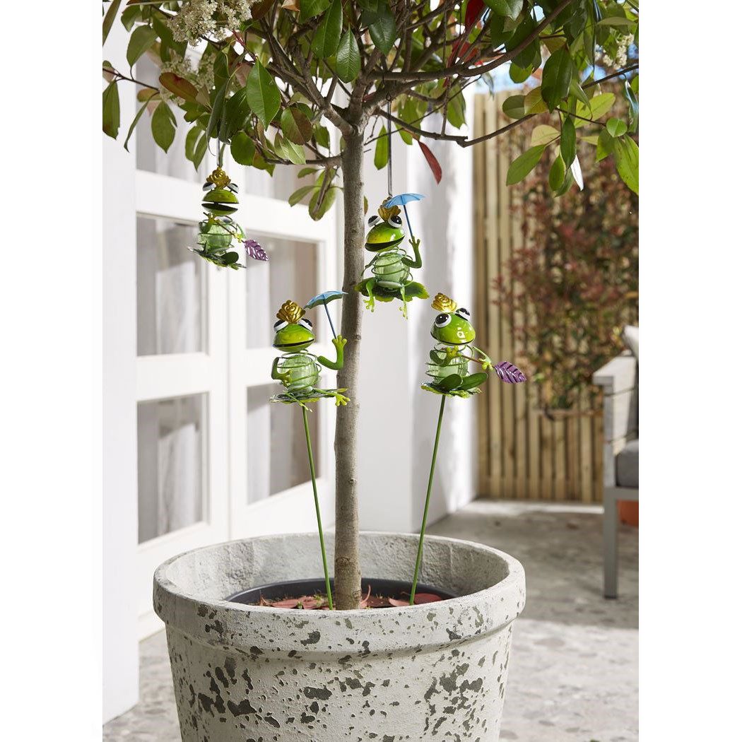 Luxform LED Gartenleuchte Luxform Solar Frog günstig online kaufen