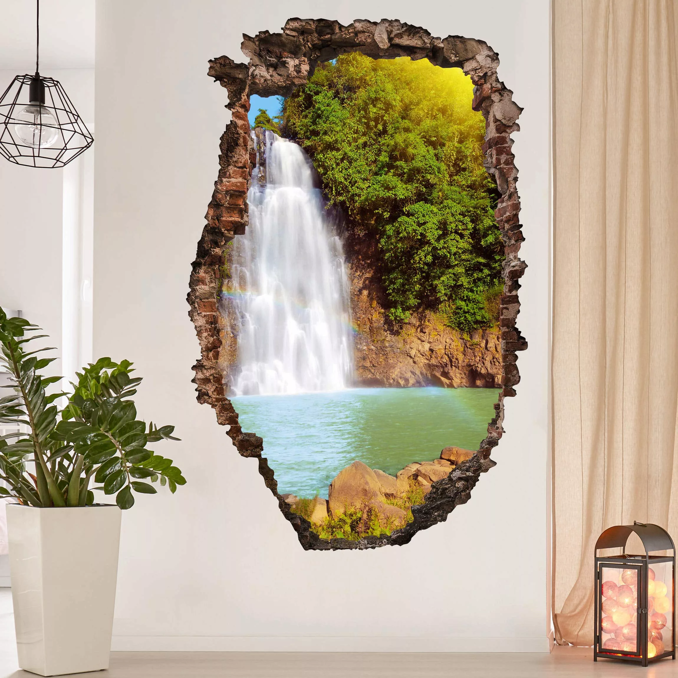 3D Wandtattoo Wasserfall Romantik günstig online kaufen