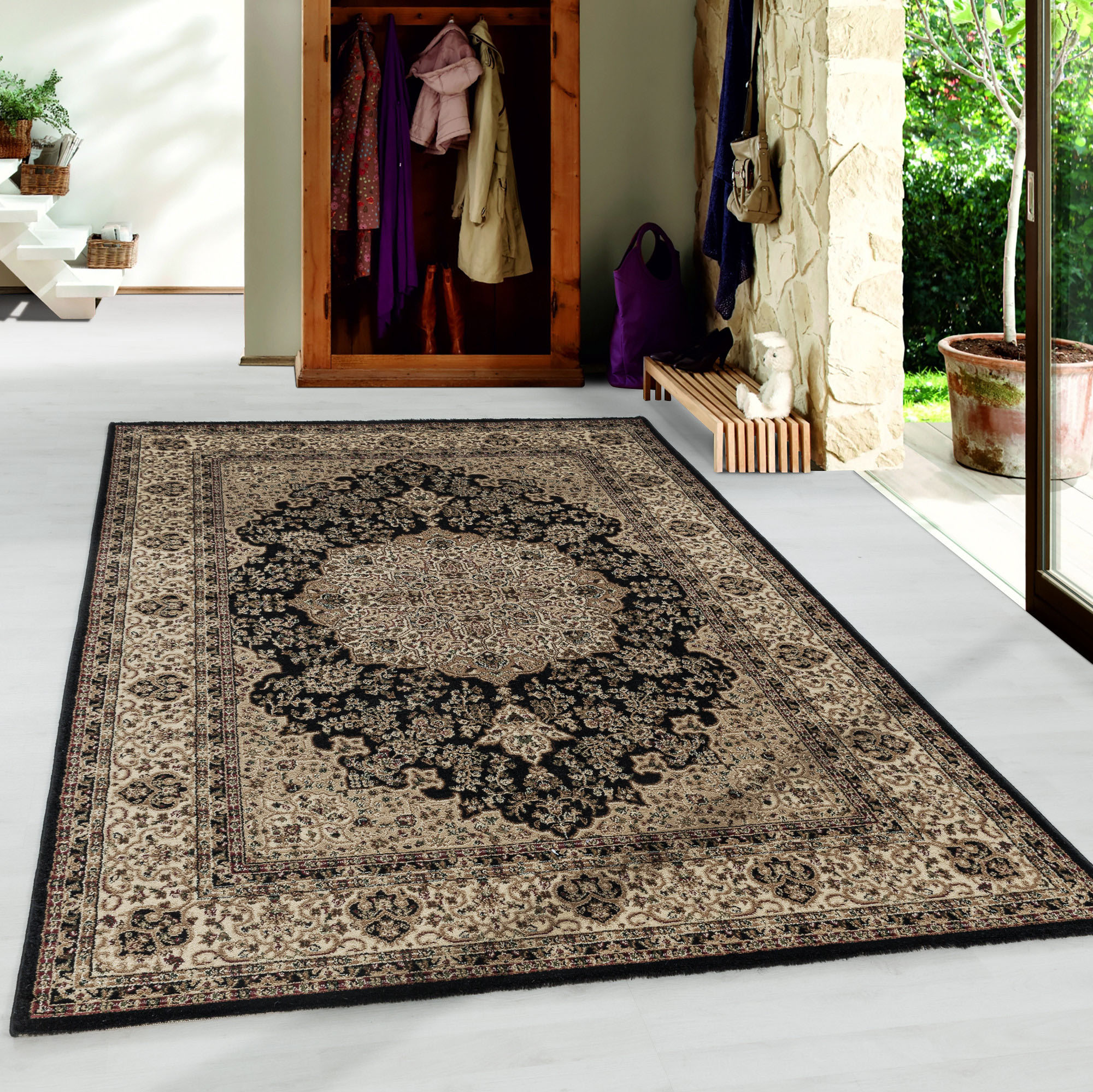 Ayyildiz Teppiche Teppich »KASHMIR 2608«, rechteckig, 10 mm Höhe, Orient Op günstig online kaufen