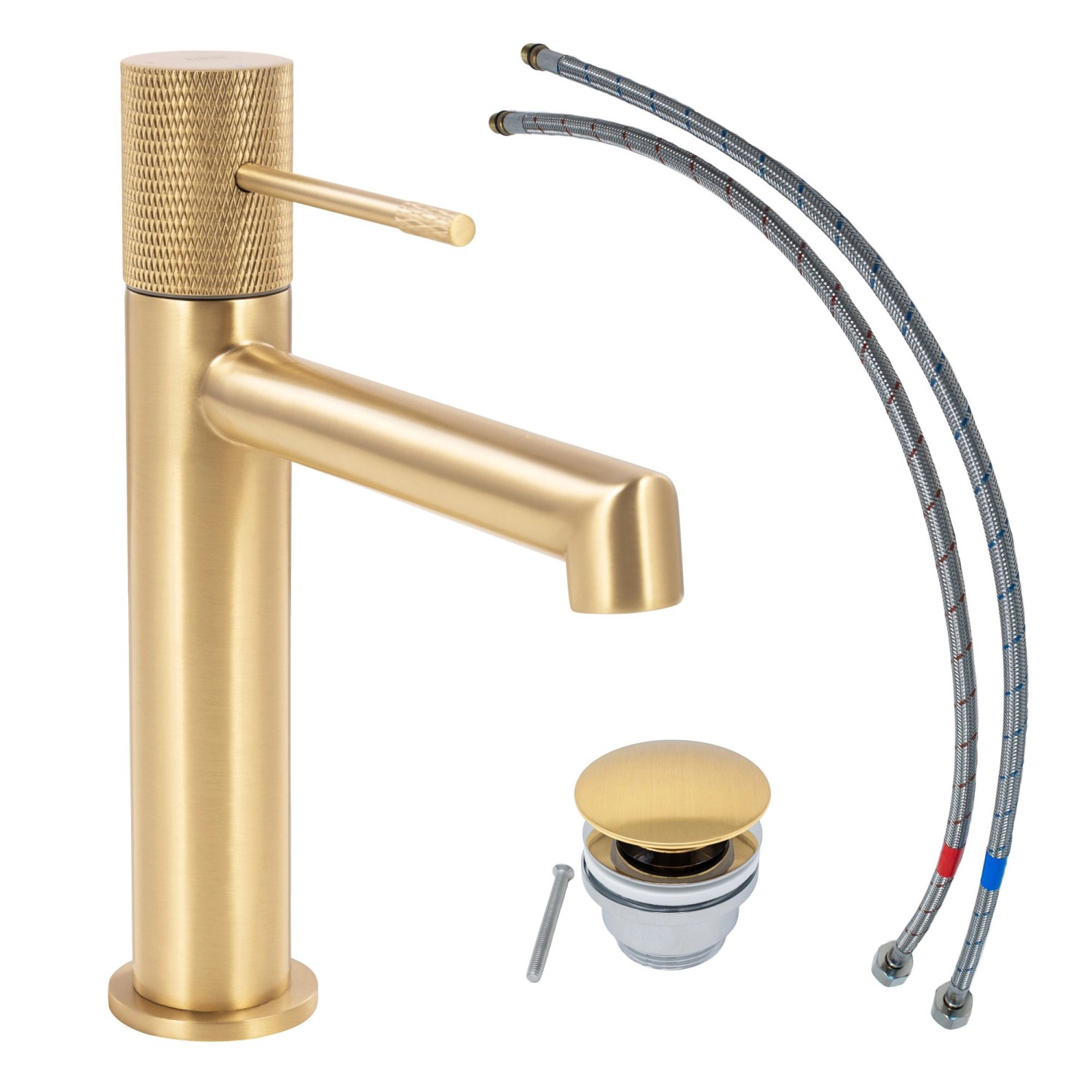Schöner Wohnen Waschtischarmatur Kadia Auslaufhöhe 12,1 cm Mattgold günstig online kaufen