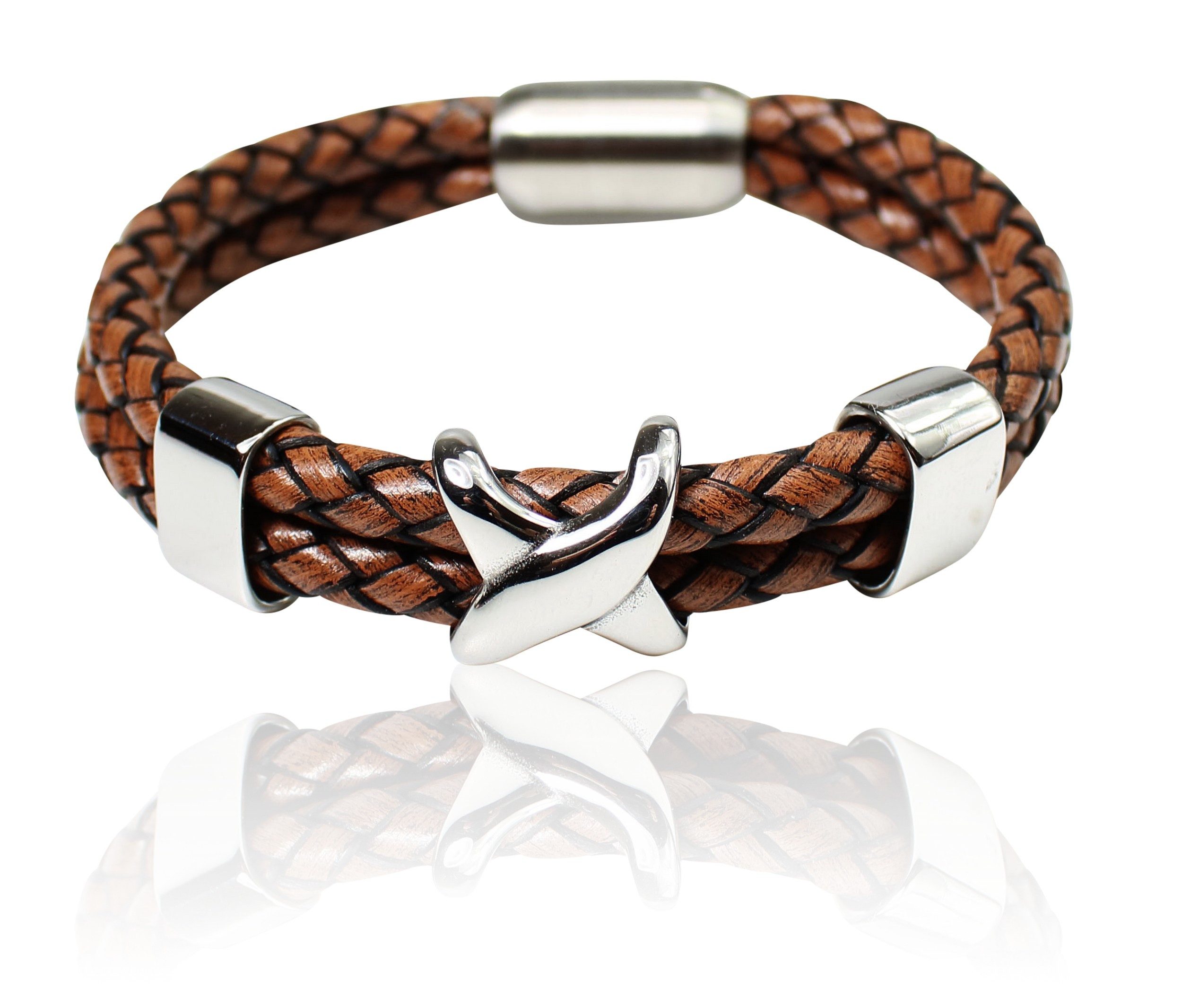 FRONHOFER Lederarmband 19124, elegantes Lederarmband mit günstig online kaufen