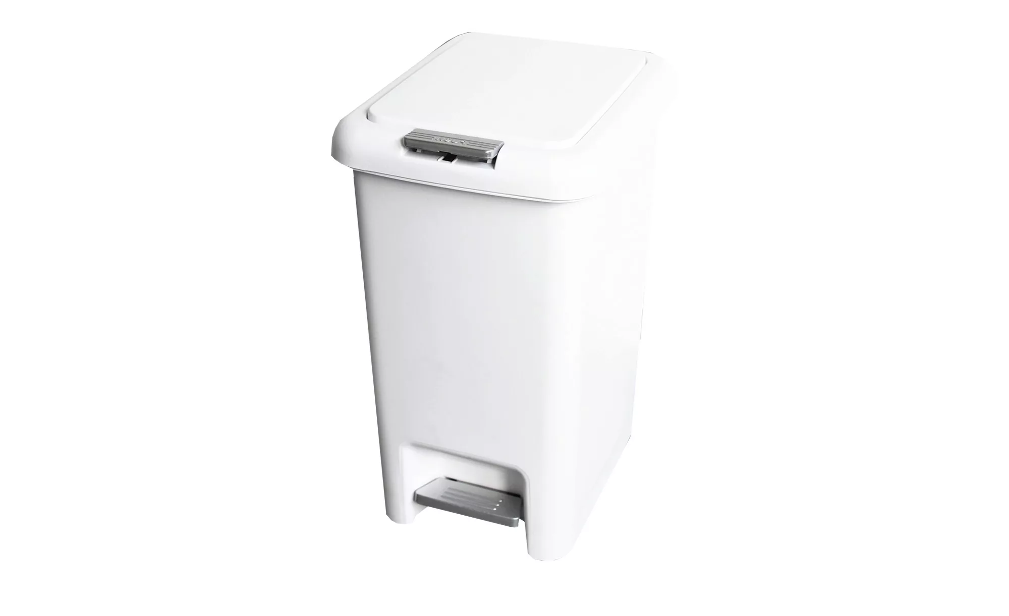 Abfalltreteimer 10l - weiß - Kunststoff - 20 cm - 35 cm - 27 cm - Sconto günstig online kaufen