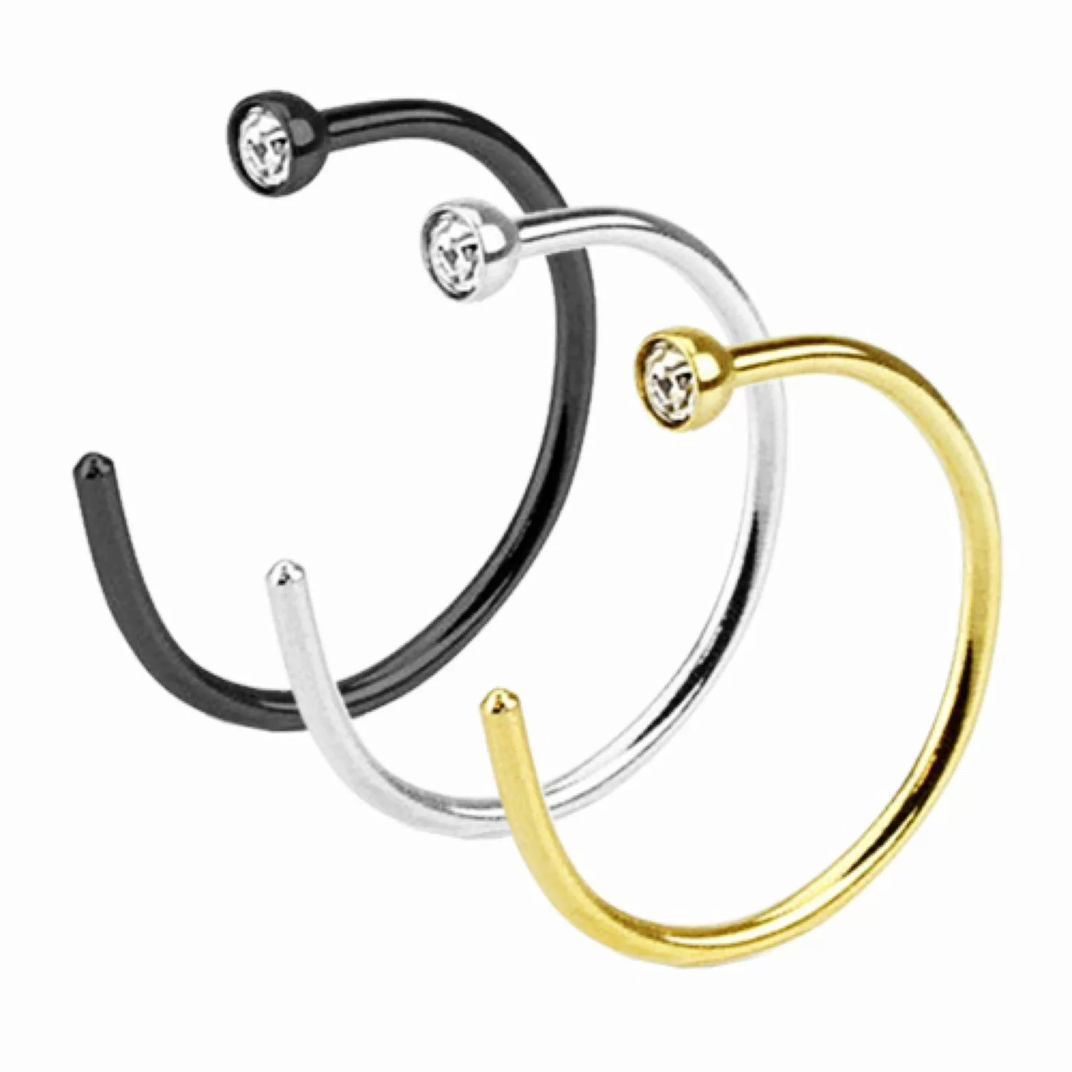 Taffstyle Nasenpiercing Piercing Septum Ring mit günstig online kaufen
