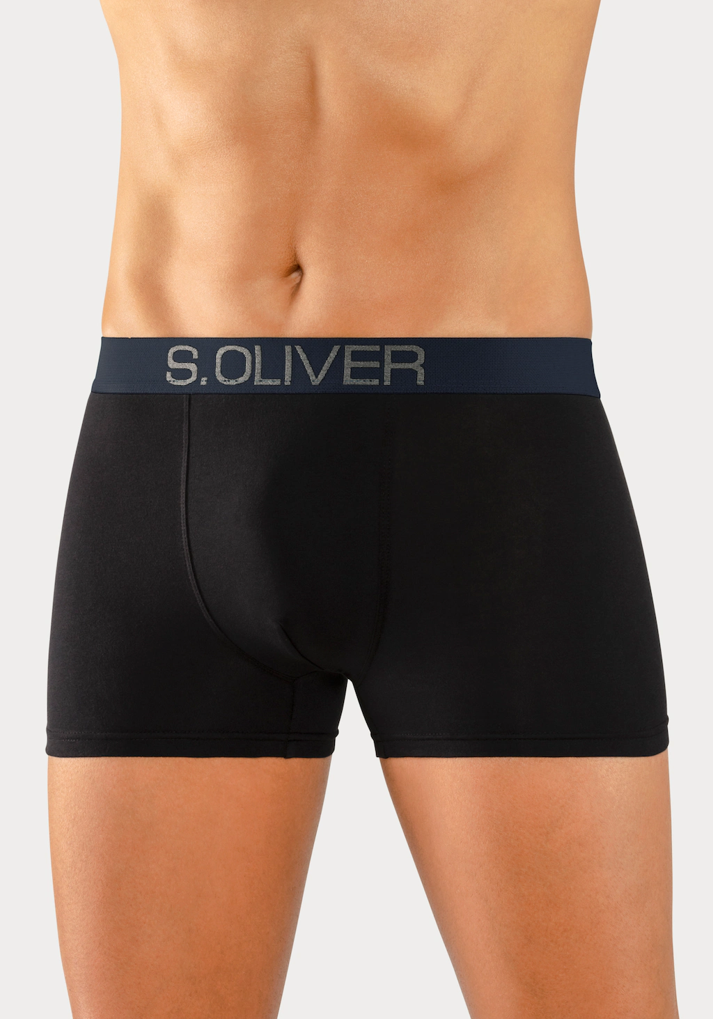 s.Oliver Boxer "Boxershorts für Herren", (Packung, 4 St.), mit kontrastfarb günstig online kaufen