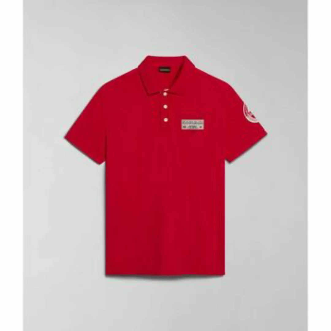 Napapijri  T-Shirts & Poloshirts E-AMUNDSEN NP0A4H6A-R251 RED BARBERRY günstig online kaufen