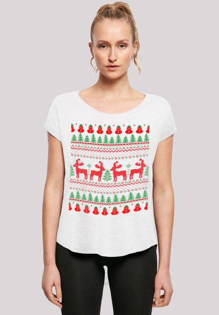 F4NT4STIC T-Shirt "Christmas Reindeers Weihnachten Muster", Print günstig online kaufen