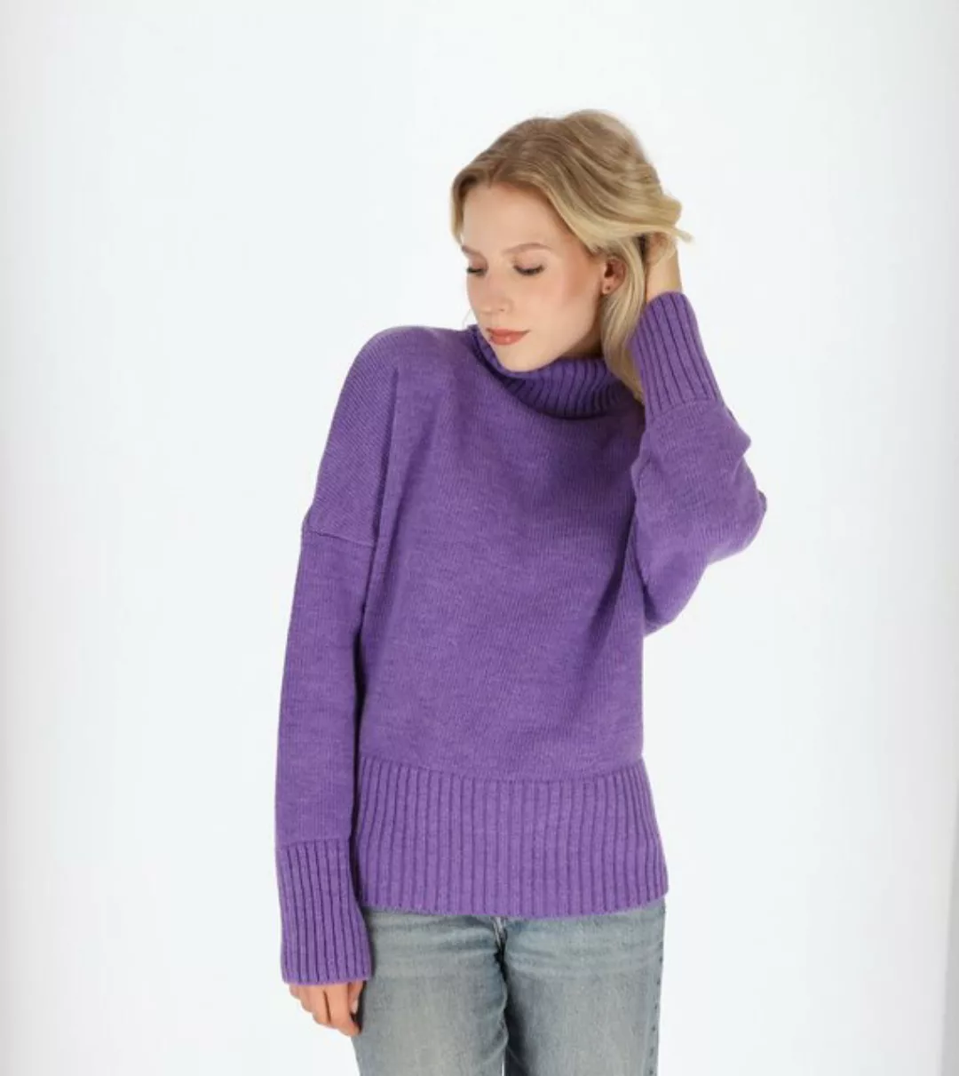 halsüberkopf Accessoires Strickpullover Rollkragenpullover aus hochwertigem günstig online kaufen