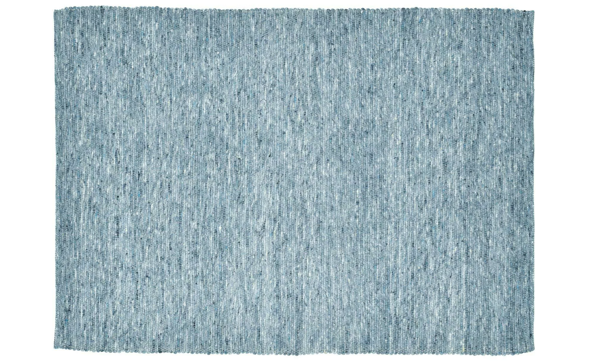 SANSIBAR Sylt Wollteppich  Hörnum ¦ blau ¦ Wolle ¦ Maße (cm): B: 190 H: 1,2 günstig online kaufen