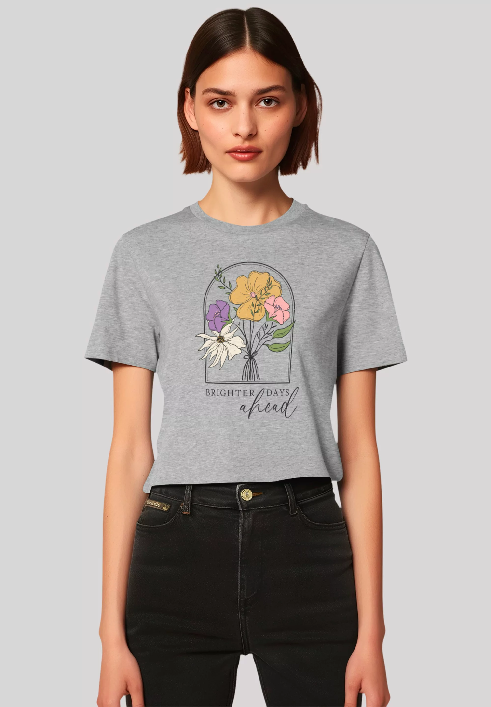 F4NT4STIC T-Shirt "Blumen brighter days ahead", Premium Qualität günstig online kaufen