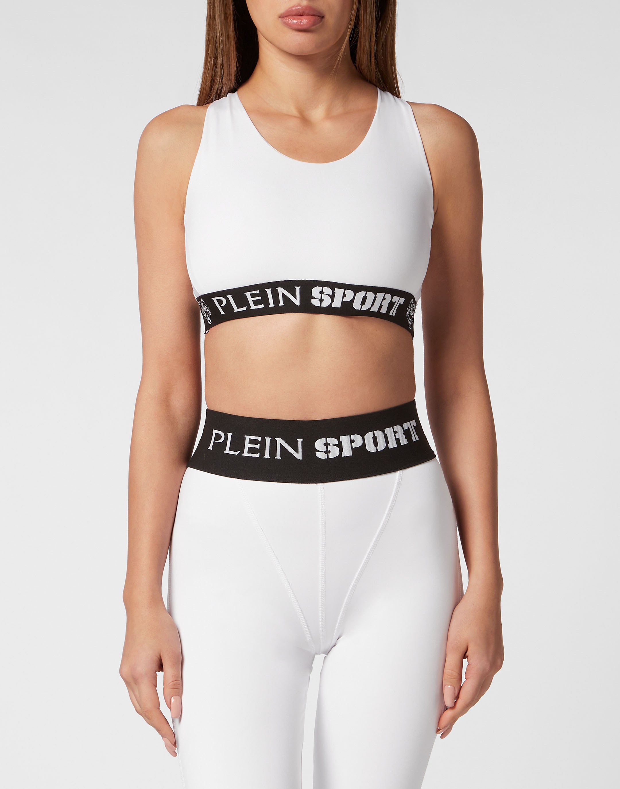 PLEIN SPORT Lauftop "Sport Top Cropped Top" günstig online kaufen