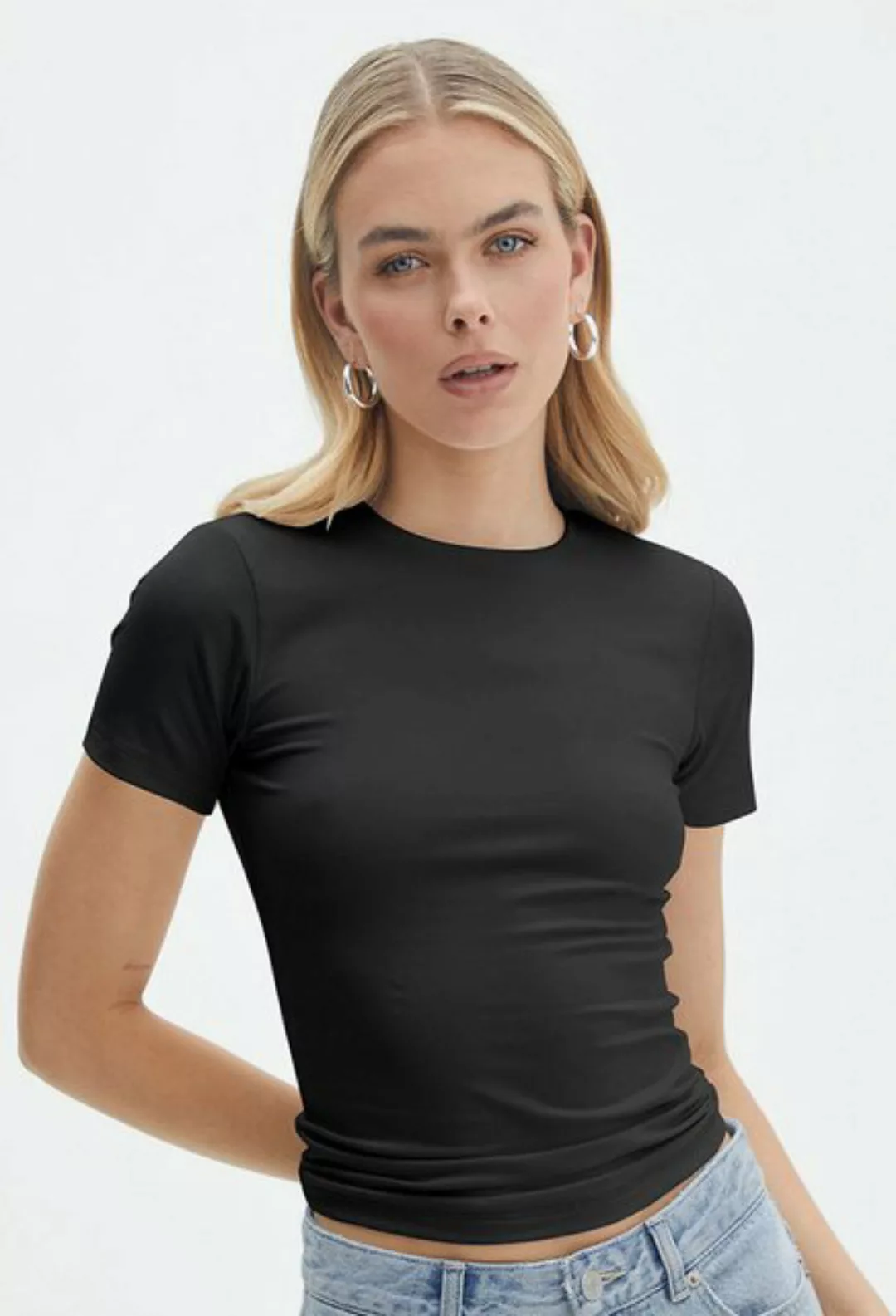 LOVGCCN T-Shirt Slim Fit T-Shirt mit kurzen Ärmeln für Frauen (Sexy, modisc günstig online kaufen