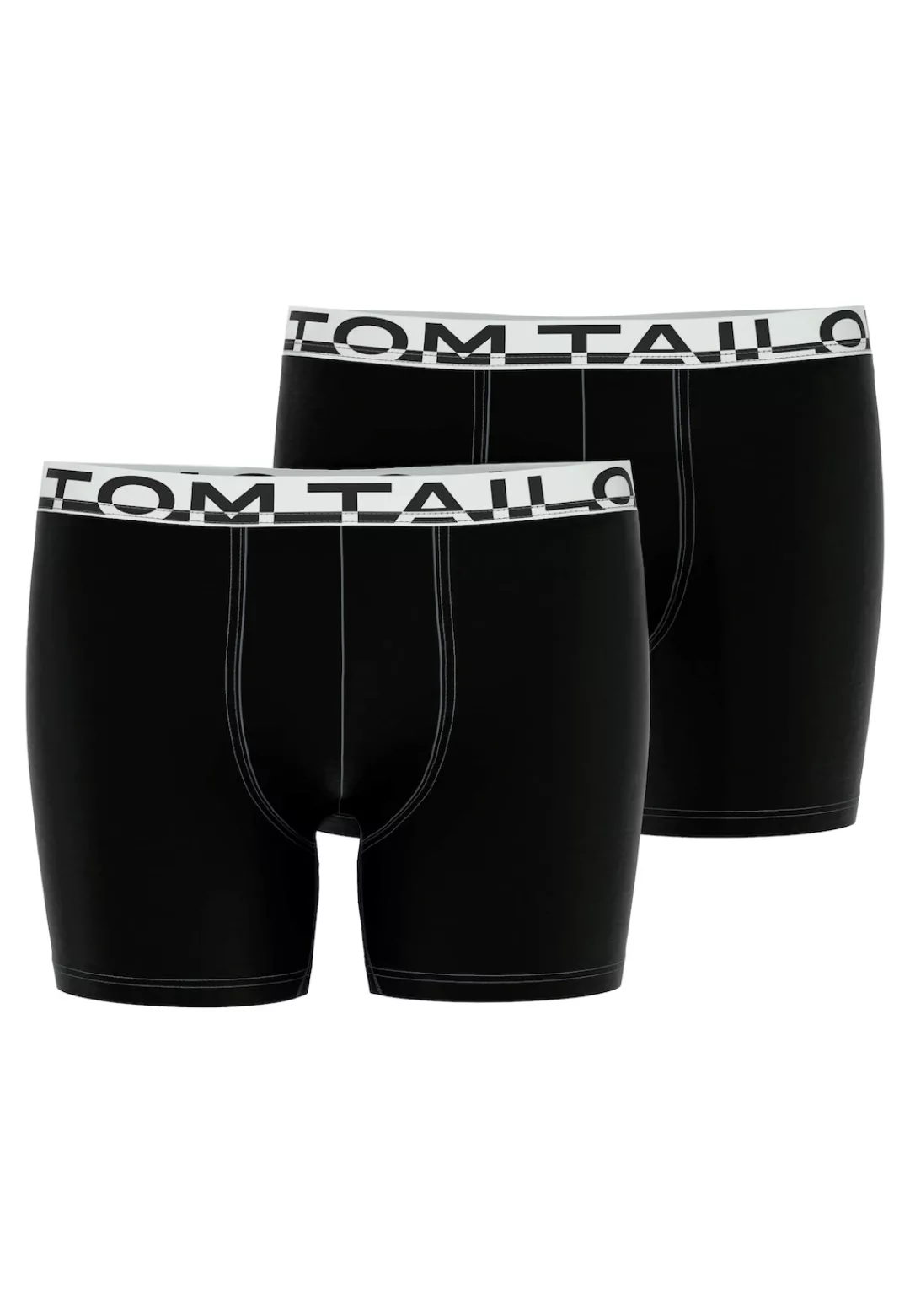 TOM TAILOR Boxershorts, (2er-Pack), mit Logobund günstig online kaufen