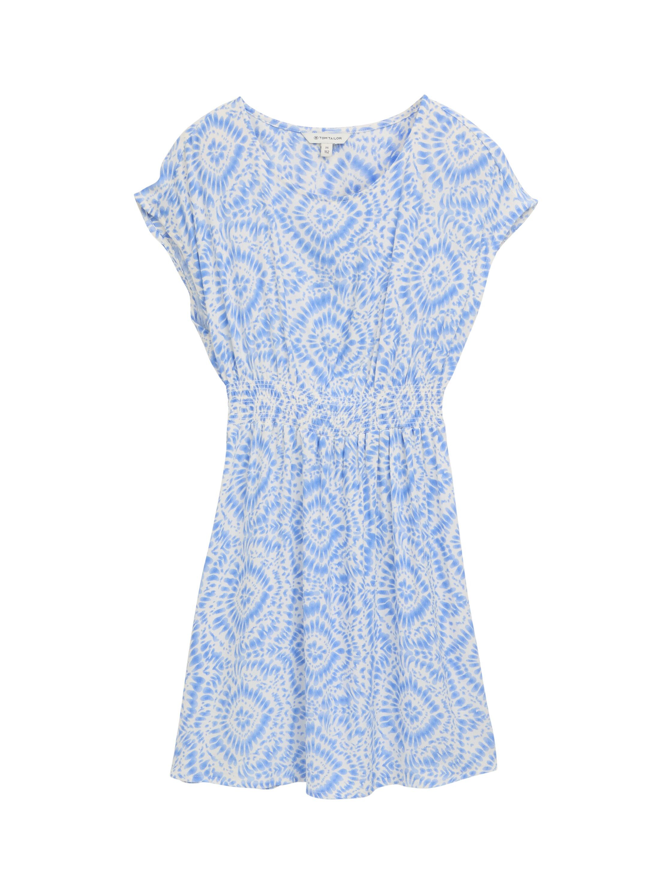 TOM TAILOR A-Linien-Kleid mit All-Over Print günstig online kaufen