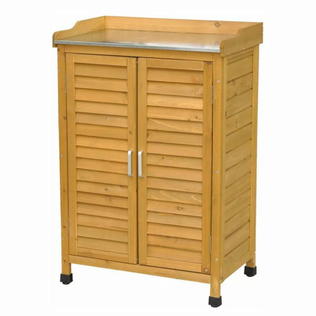 dazikemo Geräteschrank Gartenschrank braun günstig online kaufen