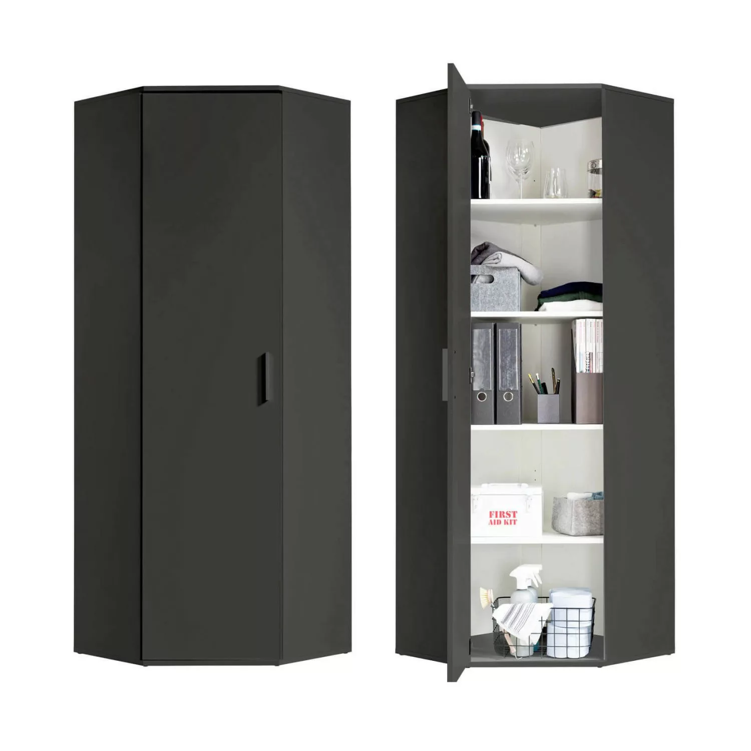 mokebo Mehrzweckschrank Der Lange Eckschrank (64x180 günstig online kaufen