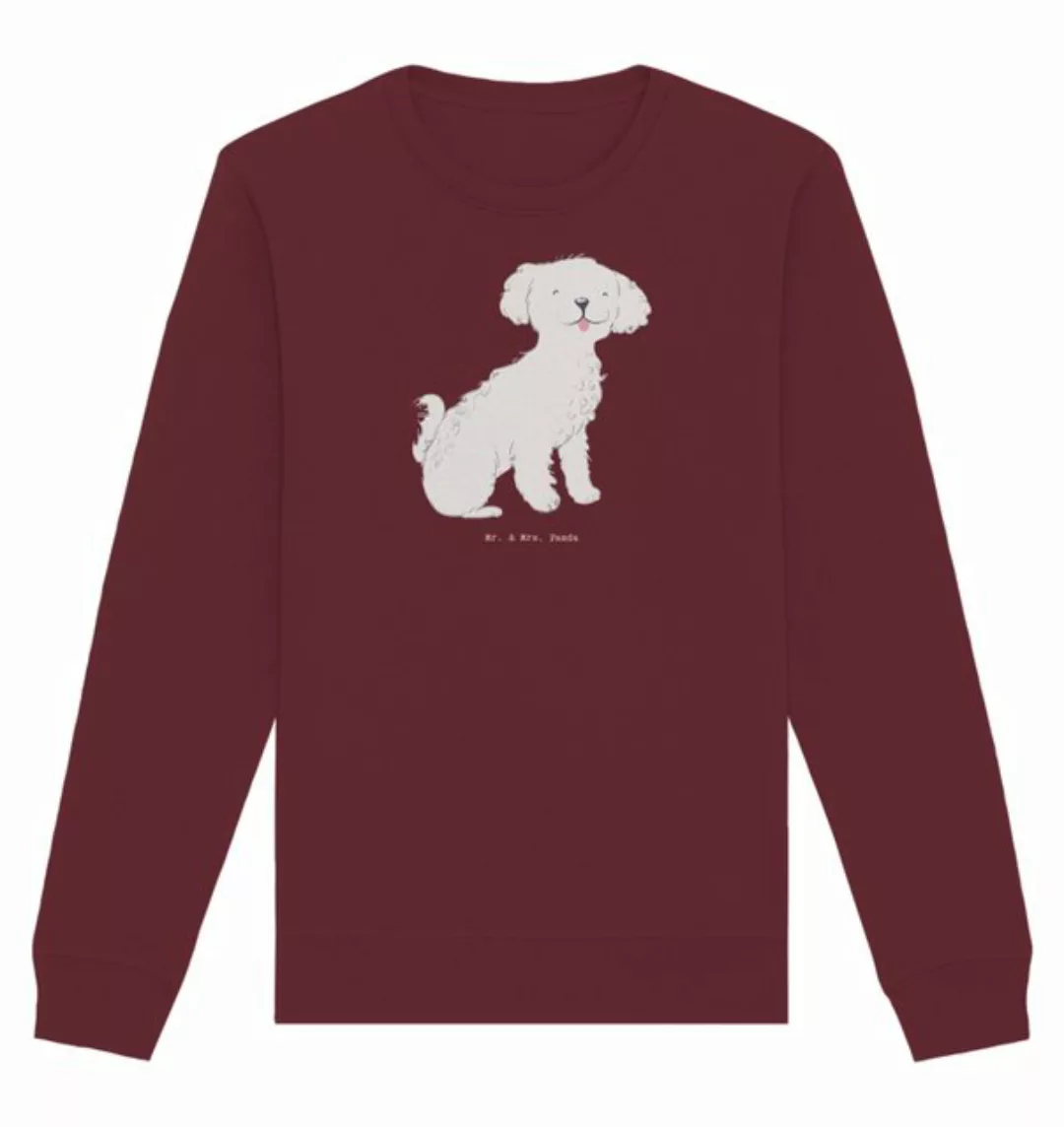 Mr. & Mrs. Panda Longpullover Größe L Bichon Frisé Moment - Burgundy - Gesc günstig online kaufen