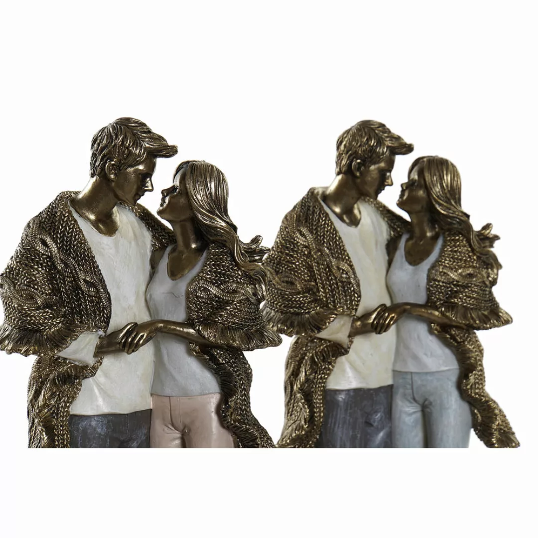 Deko-figur Dkd Home Decor Kupfer Harz Moderne Ehepaar (11,5 X 8,5 X 26 Cm) günstig online kaufen