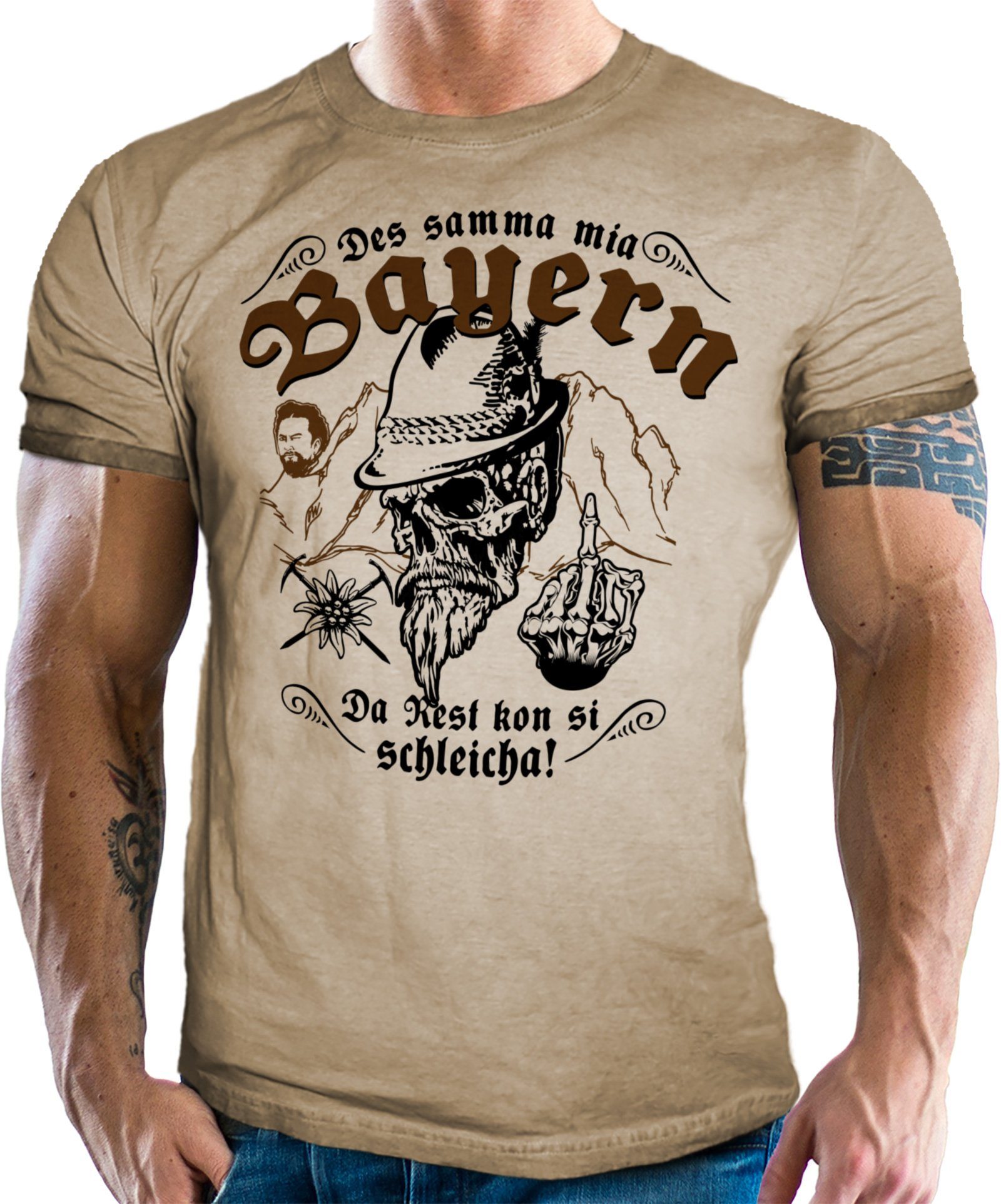 LOBO NEGRO® Trachtenshirt für Bayern Fans günstig online kaufen