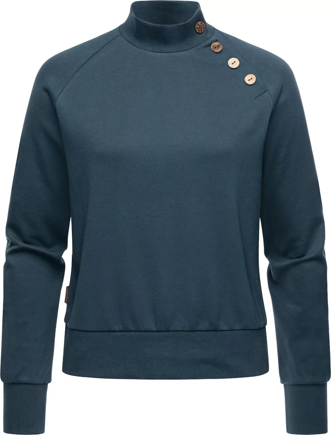 Ragwear Sweatshirt "Majjorka Solid", Damen Langarmshirt mit Rippbündchen un günstig online kaufen