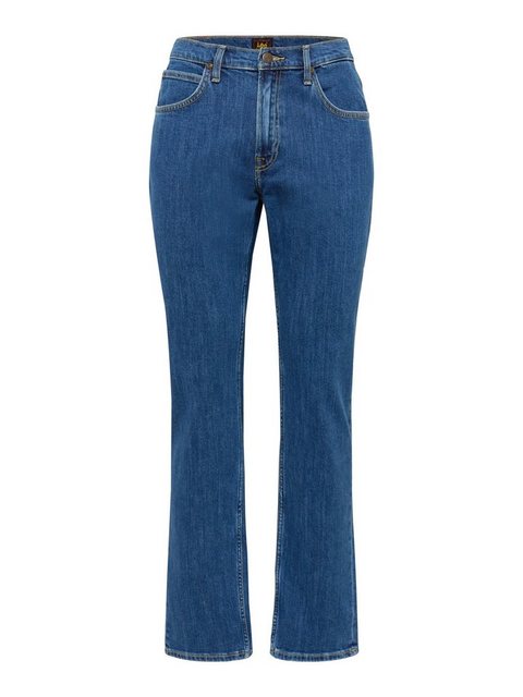 Lee Herren Jeans Brooklyn Straight - Regular Fit - Blau - Mid Stonewash günstig online kaufen