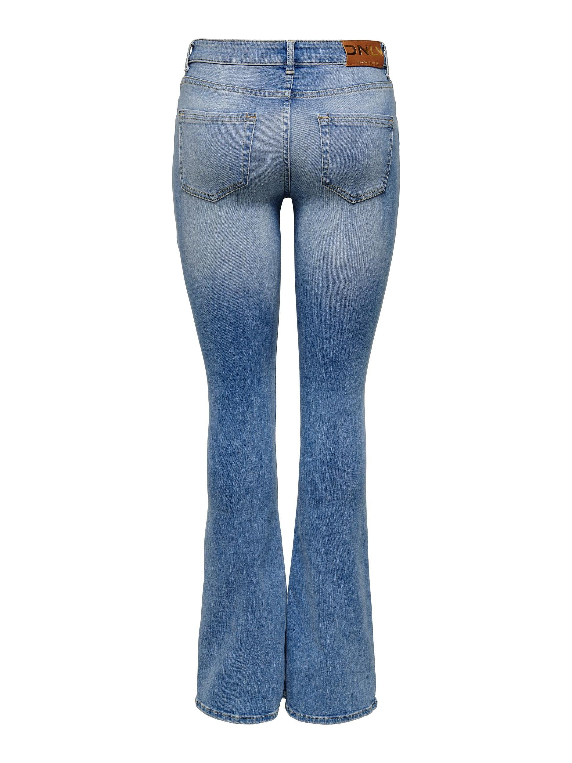 ONLY Bootcut-Jeans "ONLBLUSH – Bootcut-Jeans mit ausgestelltem Bein", bootc günstig online kaufen