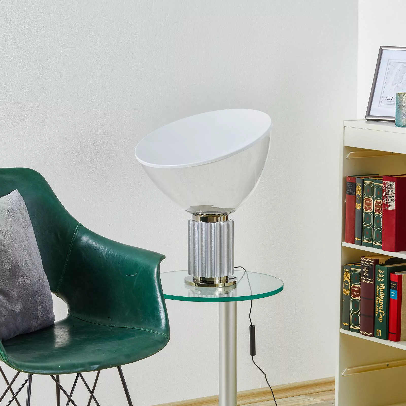 FLOS Taccia small - LED-Tischleuchte, alu günstig online kaufen