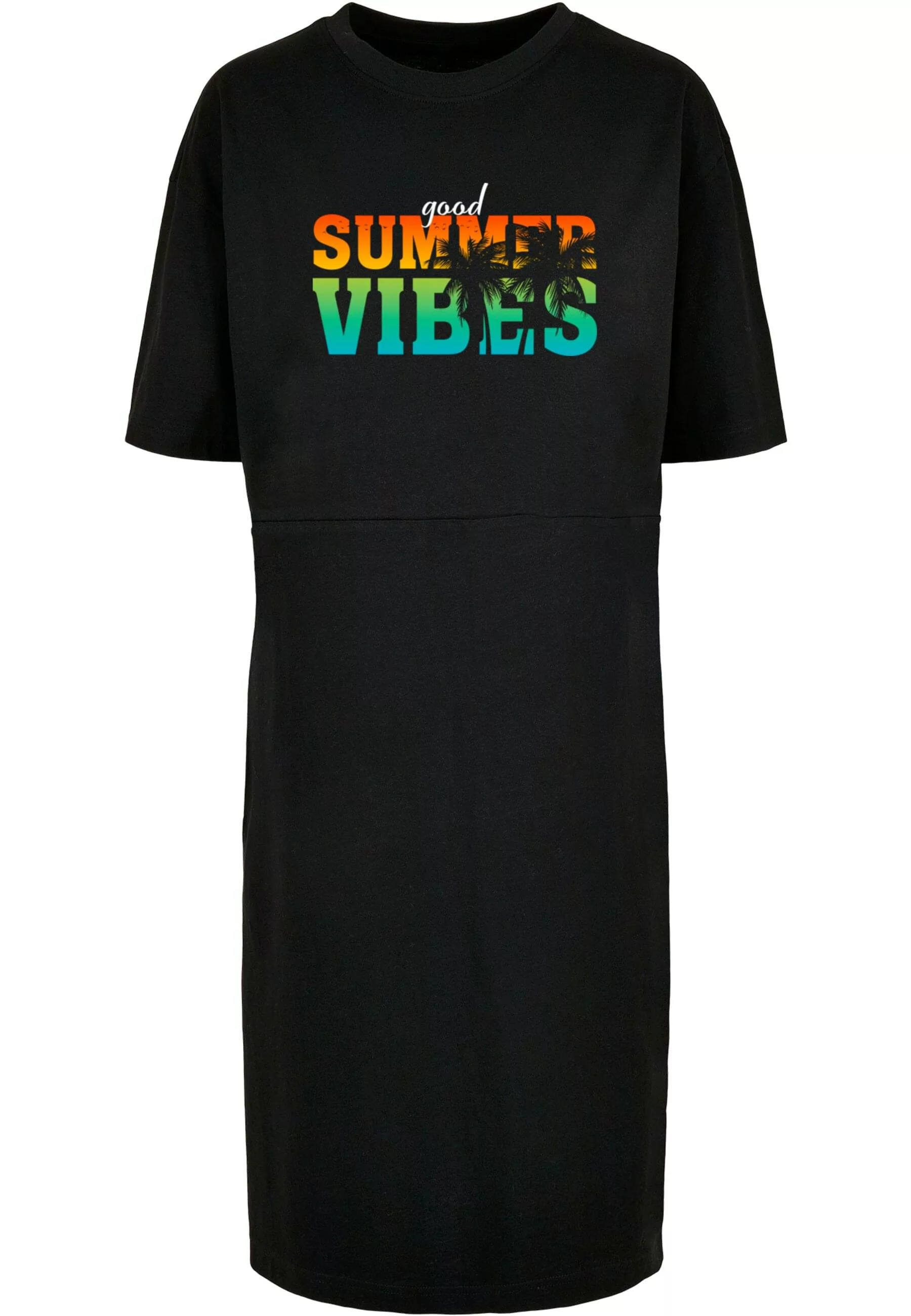 Merchcode Shirtkleid "Merchcode Damen Ladies Good Summer Vibes Oversized Sl günstig online kaufen