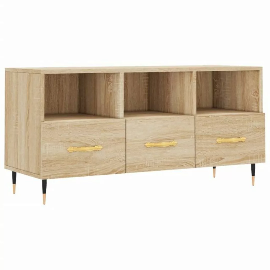 vidaXL TV-Schrank TV-Schrank Räuchereiche 102x36x50 cm Spanplatte günstig online kaufen