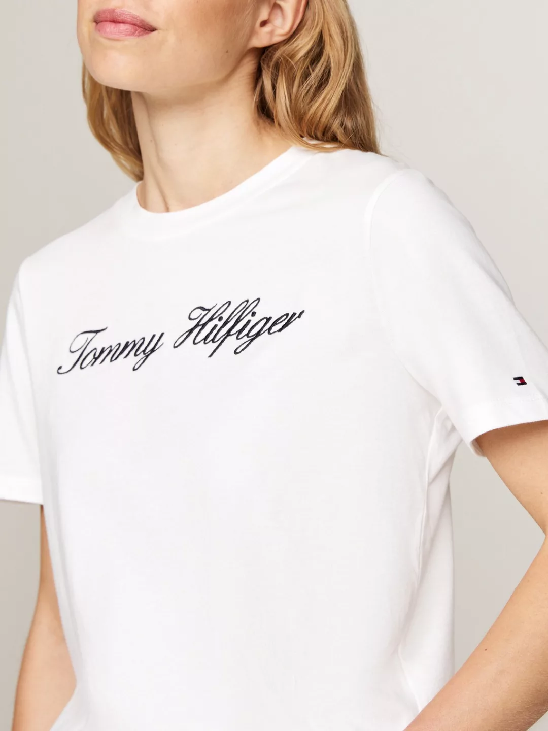 Tommy Hilfiger T-Shirt NOS SCRIPT REGULAR C-NK SS günstig online kaufen