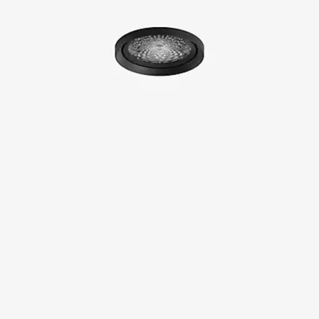 Sigor Nivo® Deckeneinbauleuchte LED, schwarz - ø11 cm - 50° - fix günstig online kaufen