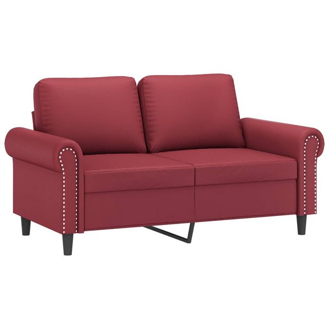 vidaXL Sofa, 2-Sitzer-Sofa Weinrot 120 cm Kunstleder günstig online kaufen